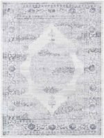 Peest Traditional Medium Gray Area Rug - Image 3