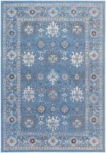 Ronda Traditional Dark Blue Area Rug - Image 2