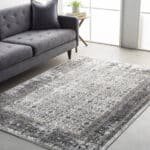 Hernen Modern Black/Gray Area Rug