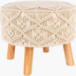 Oulu Cream Ottoman