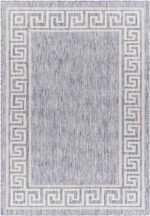 Albert Traditional Denim Area Rug - Image 2