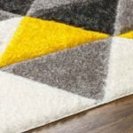 Salt Lick Modern Saffron/Ivory Area Rug - Image 2