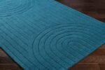 Mankato Modern Dark Teal Area Rug - Image 3