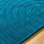 Mankato Modern Dark Teal Area Rug - Image 7