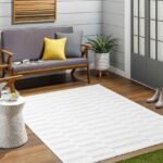 Canoe Modern Beige Area Rug - Image 2