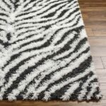 Boomer Modern Black Area Rug - Image 4