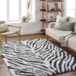 Boomer Modern Black Area Rug