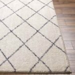 Konstantina Modern Cream/Black Washable Area Rug - Image 5