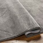 Pietro Global Charcoal Washable Area Rug - Image 4