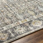 Joylynn Traditional Black/Burnt Orange Area Rug - Image 7