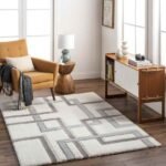 Ikisha Modern Cream/Light Gray Area Rug