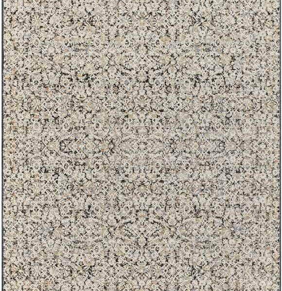 Bonner Traditional Black/Cream Area Rug