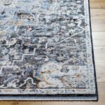 Amiee Traditional Black/Denim Area Rug - Image 8