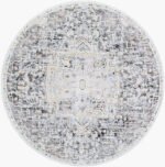 Amiee Traditional Black/Denim Area Rug - Image 6