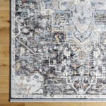 Amiee Traditional Black/Denim Area Rug - Image 11