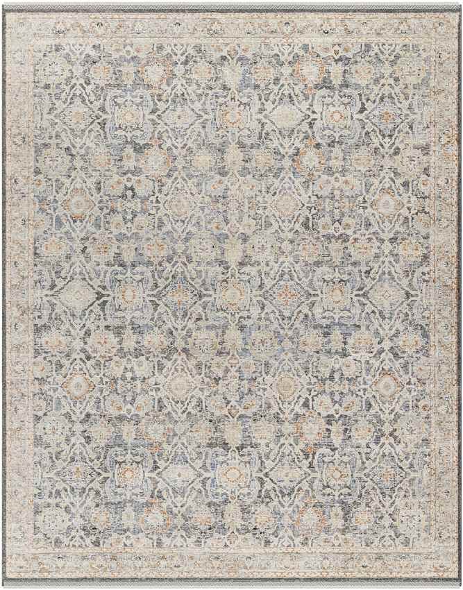 AAAB7230-71010-1 Tavian Traditional Beige/Denim Area Rug - Image 1