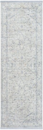 Darnetta Traditional Beige/Navy Area Rug - Image 2