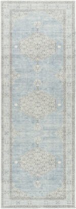 Lila Traditional Denim/Ivory Area Rug - Becki Owens x Livabliss - Image 9