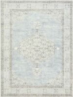 Lila Traditional Denim/Ivory Area Rug - Becki Owens x Livabliss - Image 2