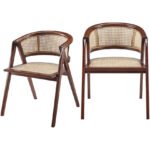 Tyhesha Dark Brown Dining Chair