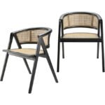 Tyhesha Black Dining Chair