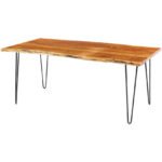 Zeena Brown Dining Table