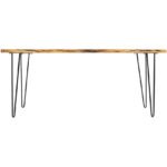 Zeena Brown Dining Table - Image 6