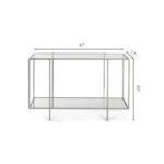 Kenric Gold Console Table - Image 5