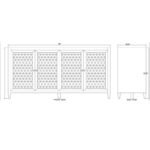Yanessa Brown Sideboard - Image 13