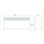 Alyse Brown Console Table - Image 17