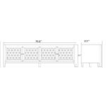 Aldrick Brown Console Table - Image 11