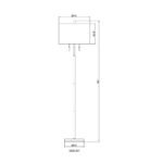 Dajon Modern Tan Floor Lamp - Image 8