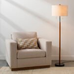 Dajon Modern Tan Floor Lamp - Image 4