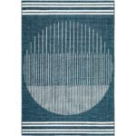 Heathr Modern Marine Blue Area Rug - Image 2