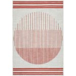 Heathr Modern Garnet Area Rug - Image 2
