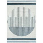 Heathr Modern Light Silver/Charcoal Area Rug - Image 3