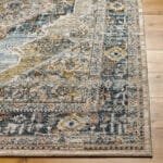 Mandee Traditional Navy/Pale Blue Area Rug - Image 4