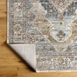 Taggart Traditional Navy/Light Brown Area Rug - Image 3