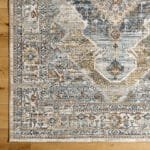 Taggart Traditional Navy/Light Brown Area Rug - Image 4