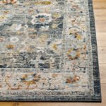 Anesia Traditional Charcoal/Dark Blue Area Rug - Image 5