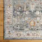 Anesia Traditional Charcoal/Dark Blue Area Rug - Image 6