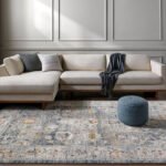 Anesia Traditional Charcoal/Dark Blue Area Rug - Image 3