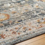 Anesia Traditional Charcoal/Dark Blue Area Rug - Image 7
