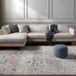 Tanina Traditional Light Gray/Pale Blue Area Rug - Image 2