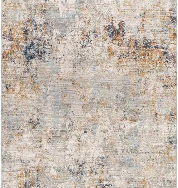 Chancie Modern Dark Blue/Light Beige Area Rug