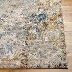 Chancie Modern Dark Blue/Light Beige Area Rug - Image 6