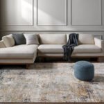 Chancie Modern Dark Blue/Light Beige Area Rug - Image 2