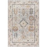 Raphel Traditional Pale Blue Area Rug