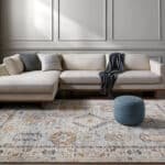Raphel Traditional Pale Blue Area Rug - Image 3