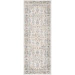 Stepfon Traditional Off-White/Amber Area Rug - Image 2